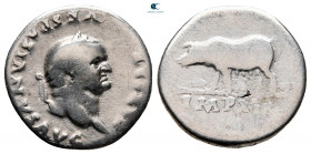 Vespasian AD 69-79. Rome. Denarius AR