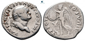 Vespasian AD 69-79. Rome. Denarius AR