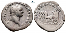 Titus, as Caesar AD 76-78. Rome. Denarius AR