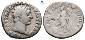 Trajan AD 98-117. Rome. Denarius AR