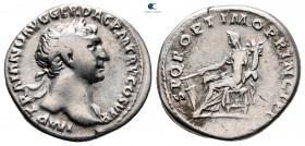 Trajan AD 98-117. Rome. Denarius AR