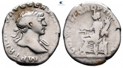 Trajan AD 98-117. Rome. Denarius AR