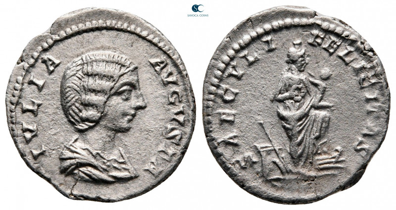 Julia Domna. Augusta AD 193-217. Rome
Denarius AR

19 mm, 1,75 g



very ...