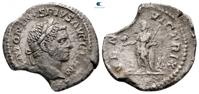 Caracalla AD 198-217. Rome
Denarius AR

20 mm, 1,68 g



nearly very fine