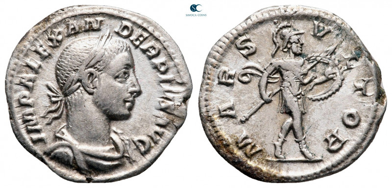 Severus Alexander AD 222-235. Rome
Denarius AR

19 mm, 2,61 g



very fin...