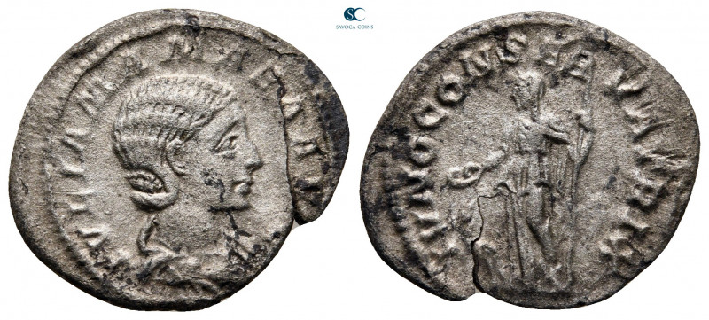 Julia Mamaea. Augusta AD 225-235. Rome
Denarius AR

21 mm, 2,85 g



very...