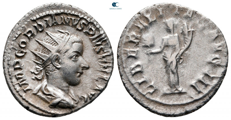 Gordian III AD 238-244. Rome
Antoninianus AR

22 mm, 4,20 g



nearly ver...