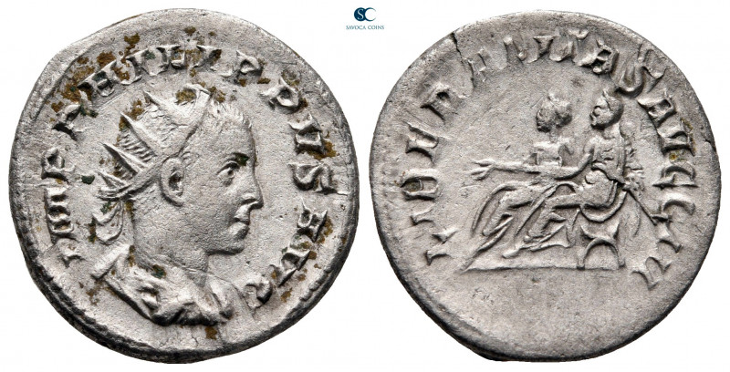 Philip II, as Caesar AD 244-246. Rome
Antoninianus AR

22 mm, 3,50 g



v...