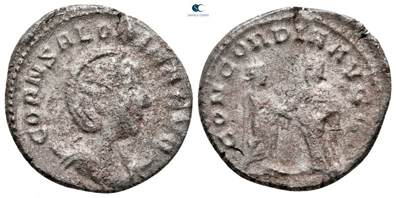 Salonina AD 254-268. Samosata
Billon Antoninianus

21 mm, 3,82 g



nearl...