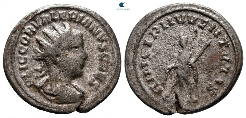 Valerian II, Caesar AD 256-257. Rome
Billon Antoninianus

23 mm, 3,96 g


...