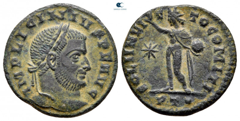 Licinius I AD 308-324. Ticinum
Follis Æ

19 mm, 2,41 g



very fine