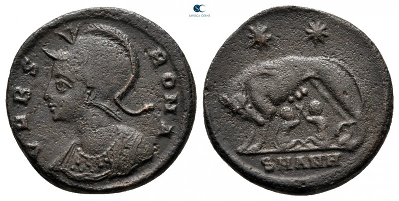 City Commemoratives AD 330-354. Antioch
Follis Æ

18 mm, 2,57 g



very f...