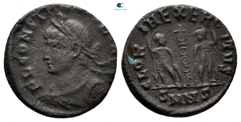 Constans, as Caesar AD 333-337. Nicomedia
Follis Æ

16 mm, 1,44 g



very...