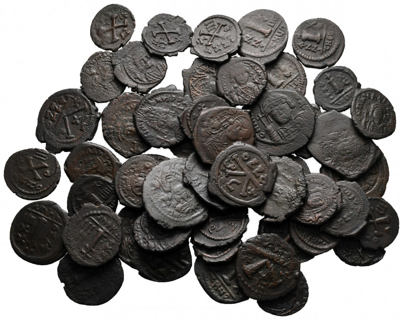 Lot of ca. 50 byzantine bronze coins / SOLD AS SEEN, NO RETURN!

very fine