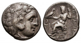 Kings of Macedon, Alexander III the Great 336-232 BC, Ar Drachm
Reference:
Condition: Very Fine

Weight: 4,2 gr
Diameter: 16,4 mm