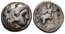 Kings of Macedon, Alexander III the Great 336-232 BC, Ar Drachm
Reference:
Condition: Very Fine

Weight: 4 gr
Diameter: 16,6 mm