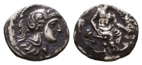 Greek AR Obols. 4th - 3rd century BC.
Reference:
Condition: Very Fine

Weight: 0,7 gr
Diameter: 10,8 mm
