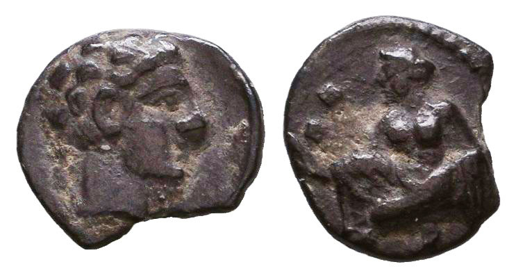 Greek AR Obols. 4th - 3rd century BC.
Reference:
Condition: Very Fine

Weigh...