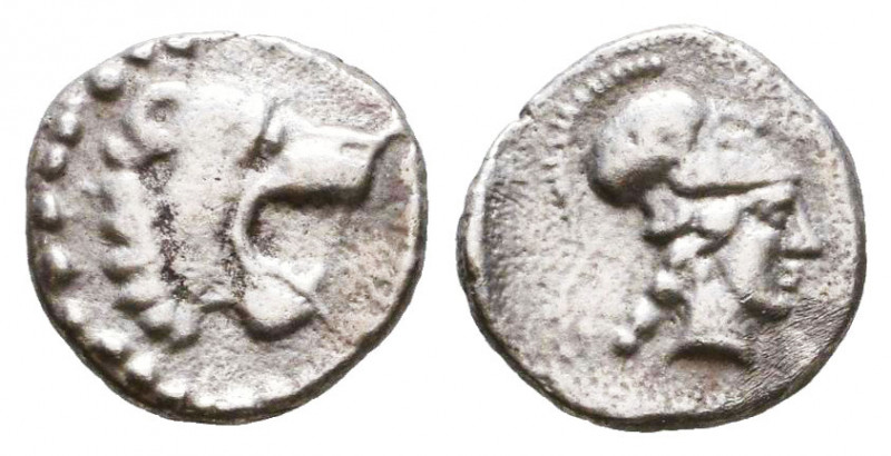 Greek AR Obols. 4th - 3rd century BC.
Reference:
Condition: Very Fine

Weigh...