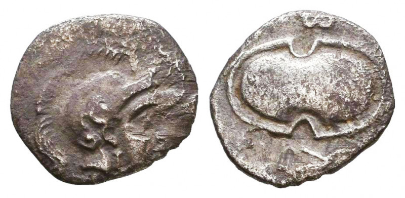 Greek AR Obols. 4th - 3rd century BC.
Reference:
Condition: Very Fine

Weigh...