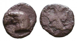 Greek AR Obols. 4th - 3rd century BC.
Reference:
Condition: Very Fine

Weight: 0,3 gr
Diameter: 8,2 mm