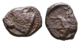 Greek AR Obols. 4th - 3rd century BC.
Reference:
Condition: Very Fine

Weight: 0,8 gr
Diameter: 9,5 mm