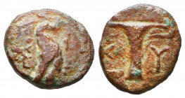 AEOLIS. Kyme. Ae (3rd century BC).
Reference:
Condition: Very Fine

Weight: 2,4 gr
Diameter: 14,9 mm