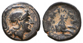 Greekk Coins Ae,
Reference:
Condition: Very Fine

Weight: 2,6 gr
Diameter: 14,6 mm