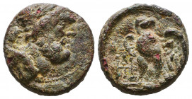 Greekk Coins Ae,
Reference:
Condition: Very Fine

Weight: 6 gr
Diameter: 18,1 mm