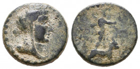 Greekk Coins CILICIA, 2nd - 1st BC. Ae,
Reference:
Condition: Very Fine

Weight: 5,5 gr
Diameter: 17,2 mm