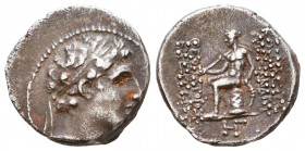 Alexander I Balas (152-145), Drachm,
Reference:
Condition: Very Fine

Weight: 4 gr 
Diameter: 17,6 mm