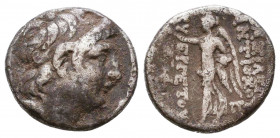 Demetrius I Soter , Drachm, Antiochia, 162-150 BC, AR,
Reference:
Condition: Very Fine

Weight: 3,9 gr
Diameter: 16,3 mm