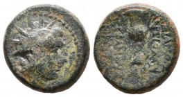 SELEUKID KINGDOM. 2nd - 1st Century BC . Ae
Reference:
Condition: Very Fine

Weight: 7 gr
Diameter: 18 mm