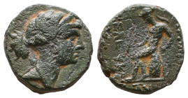 SELEUKID KINGDOM. 2nd - 1st Century BC . Ae
Reference:
Condition: Very Fine

Weight: 3,4 gr
Diameter: 14,2 mm