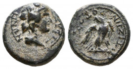 Roman Provincial Coins Ae,

Weight: 2,8 gr
Diameter: 14,8 mm