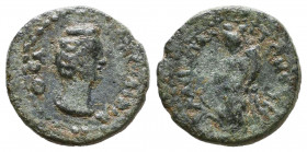 Roman Provincial Coins Ae,

Weight: 2,4 gr
Diameter: 15 mm