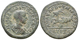Cilicia. Anazarbos. Philip II, as Caesar AD 244-246. Dated CY 263 = AD 244/5
Bronze Æ

Weight: 9,6 gr
Diameter: 24,4 mm