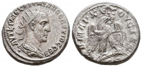Philippus I (244-249 AD). AR, 249 AD, Antiochia ad Orontem, Syria.

Weight: 13,1 gr
Diameter: 25,8 mm