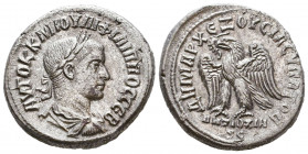 Philip II, as Caesar, AR. Antioch, Syria. AD 244.

Weight: 12,2 gr
Diameter: 27,4 mm
