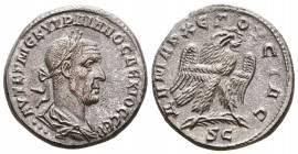 Trajan Decius AR Tetradrachm of Antioch, Seleucis and Pieria. AD 250-251. 

Weight: 10,6 gr
Diameter: 24,8 mm