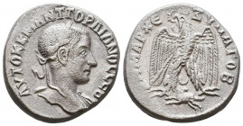 Gordianus III Pius (238-244 AD). AR Tetradrachm, Antiochia ad Orontem, Syria, 240 AD.

Weight: 13,1 gr
Diameter: 24,3 mm