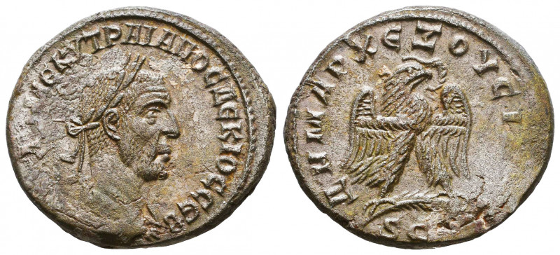 Trajan Decius AR Tetradrachm of Antioch, Seleucis and Pieria. AD 250-251. 

We...