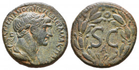 Trajan Æ As of Antioch, Syria. AD 102-114.

Weight: 7,5 gr
Diameter: 21,7 mm