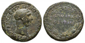 Trajan Æ As of Antioch, Syria. Rome mint, for circulation in Syria. AD 98-99.

Weight: 6,5 gr
Diameter: 21,5 mm