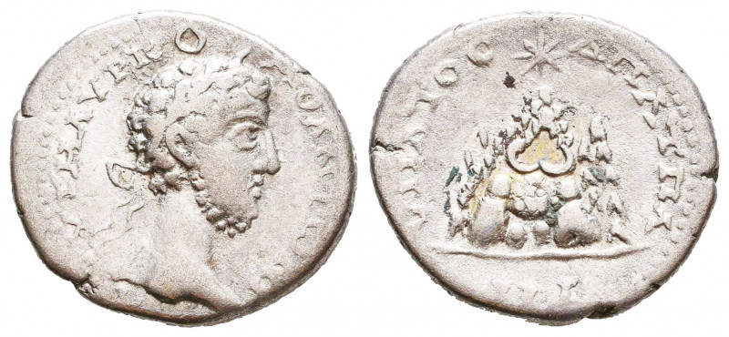 Marcus Aurelius AR, Caesarea, Cappadocia. AD 161-166.

Weight: 3,9 gr
Diamete...