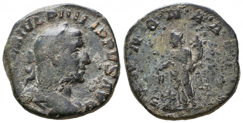 Roman Silver & Bronze - Imperial
PHILIP I, (A.D. 244-249), AE

Weight: 16,4 g...