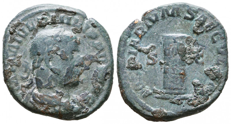 Philip I, 244-249. Sestertius. Rome.
Æ

Weight: 15,6 gr
Diameter: 30,9 mm