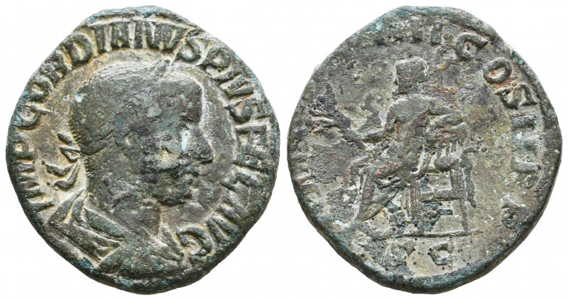 Gordian III. Sestertius. 238-244 AD.

Weight: 17,9 gr
Diameter: 29,7 mm