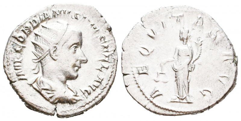 Gordian III, 238-244. Antoninianus AR.

Weight: 3,7 gr
Diameter: 22,4 mm