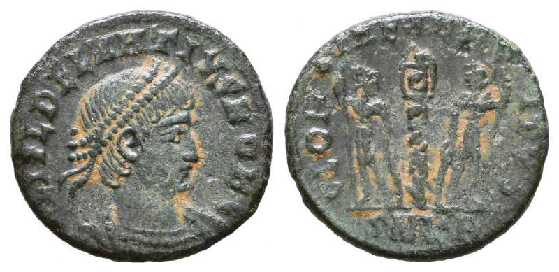 DELMATIUS, Caesar. 335-337 AD. Æ Reduced Follis.

Weight: 1,4 gr
Diameter: 15...